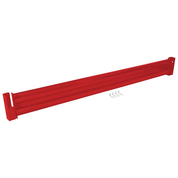 Vestil Drop-In Style Guard Rail 9 Ft Red GR-F2R-DI-9-RD - main